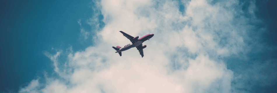 Airplane to introduce a blog on fear of flying.