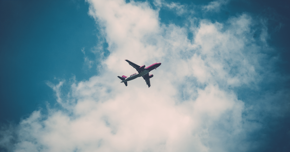 Airplane to introduce a blog on fear of flying.