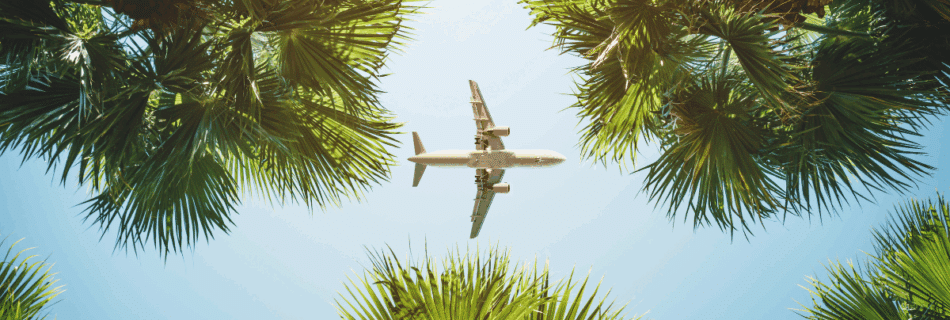 Image of airplane for fear of flying blog